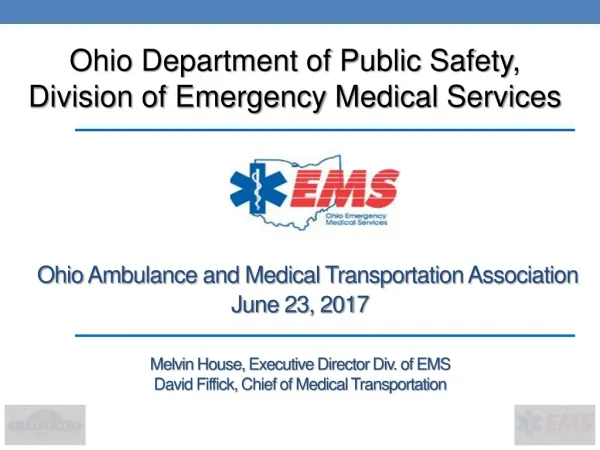 Ohio Department of Public Safety, Division of Emergency Medical Services