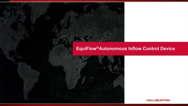 EquiFlow Autonomous Inflow Control Device