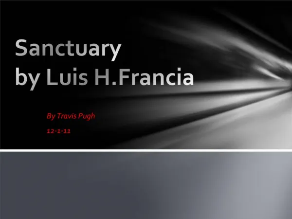 Sanctuary by Luis H.Francia