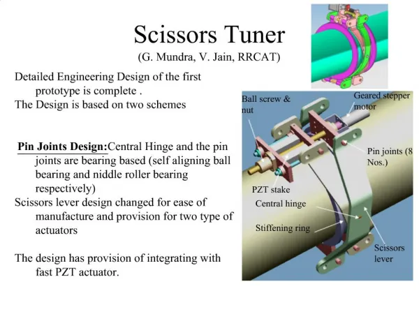 Scissors Tuner G. Mundra, V. Jain, RRCAT