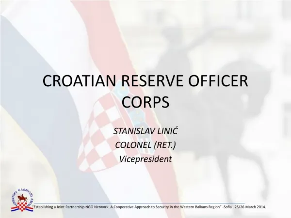 CROATIAN RESERVE OFFICER CORPS