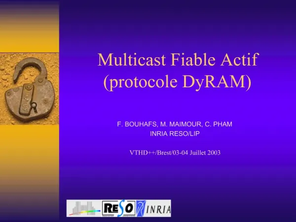 Multicast Fiable Actif protocole DyRAM