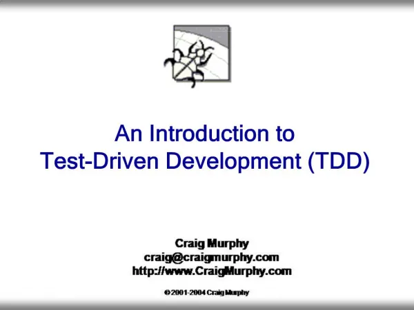 An Introduction to Test-Driven Development TDD