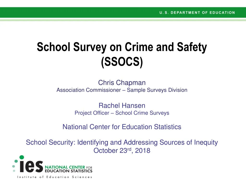 school survey on crime and safety ssocs chris