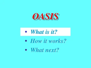 OASIS - slide 1