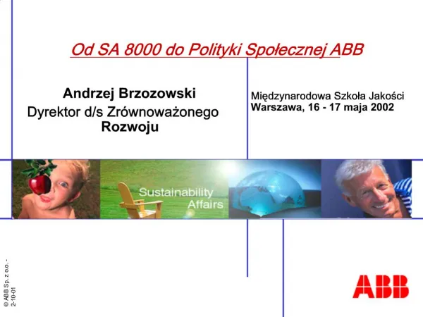 ABB Sp. z o.o. - 2-10-01