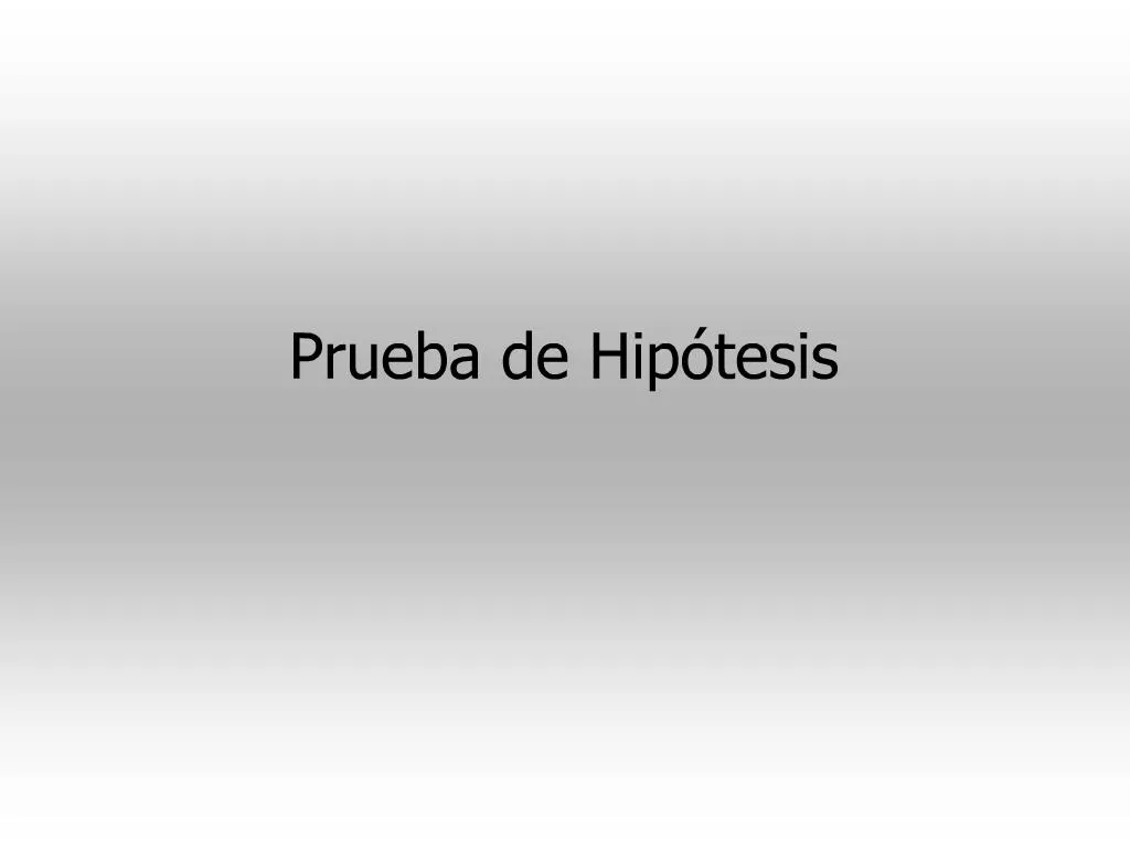 PPT Prueba De Hip Tesis PowerPoint Presentation Free Download ID