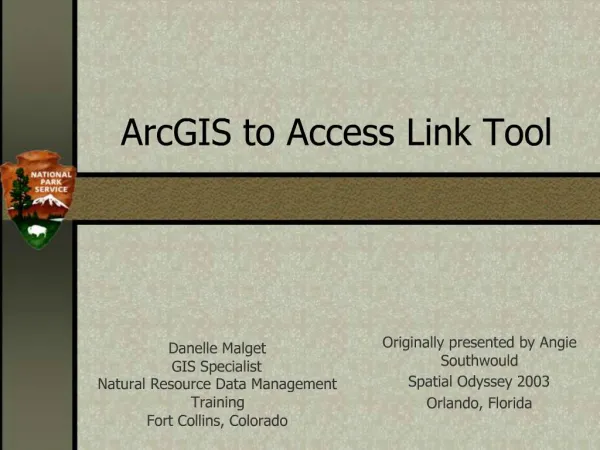 ArcGIS to Access Link Tool