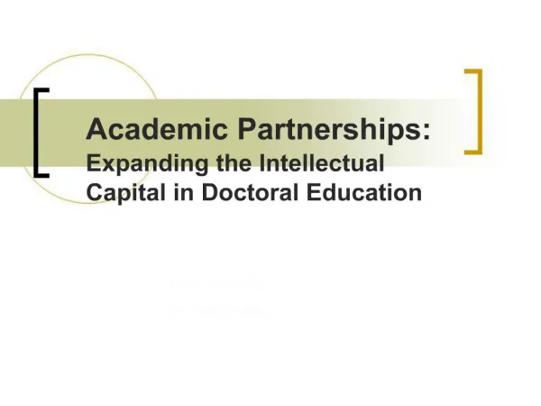Academic Partnerships: