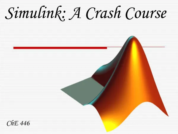 Simulink: A Crash Course