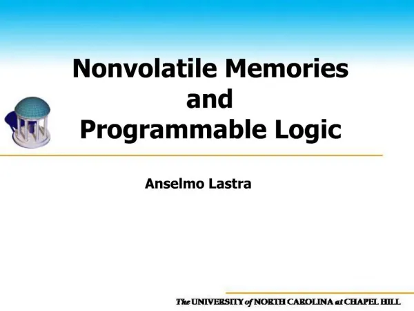 Nonvolatile Memories and Programmable Logic
