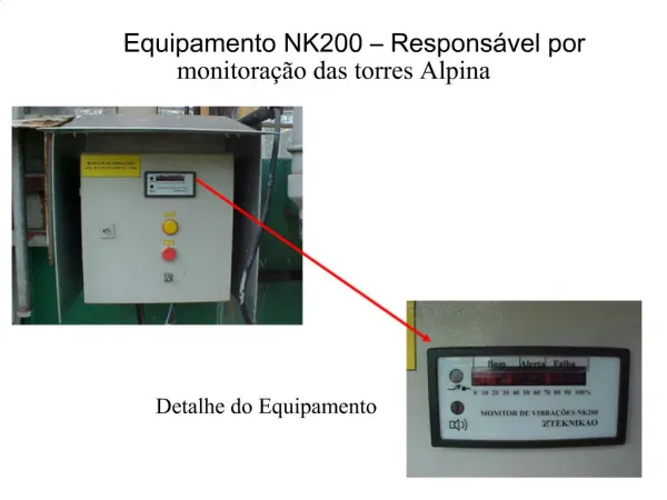 Equipamento NK200 Respons vel por monitora o das torres Alpina