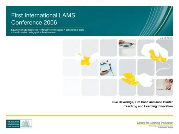 First International LAMS Conference 2006