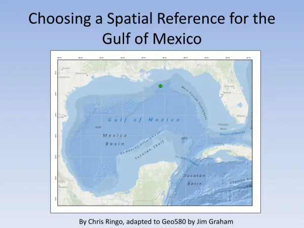 Choosing a Spatial Reference for the Gulf of Mexico
