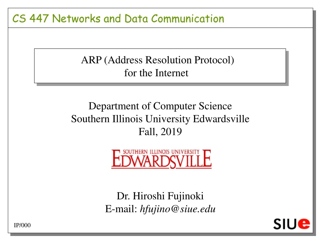 cs 447 networks and data communication