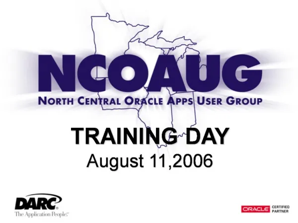 TRAINING DAY August 11,2006