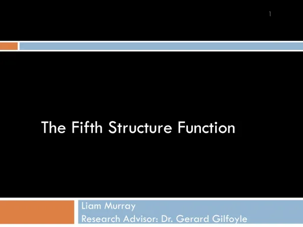 The Fifth Structure Function