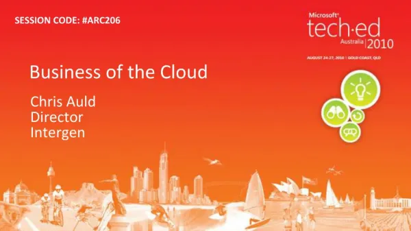 Business of the Cloud