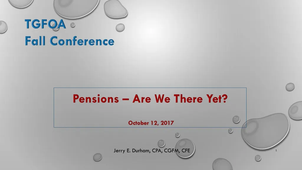 pensions are we there yet october 12 2017