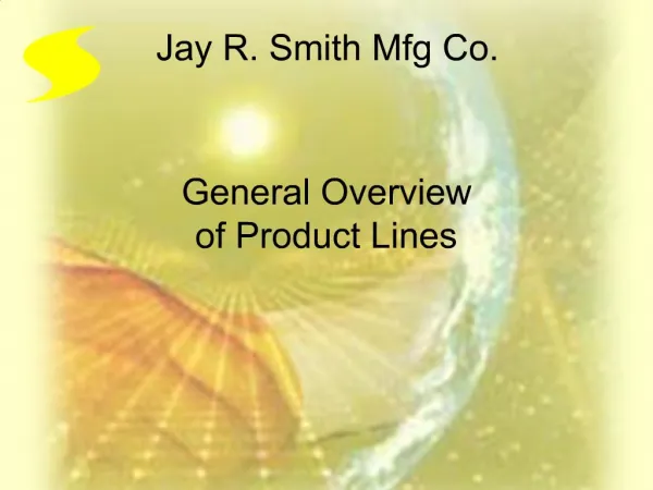 Jay R. Smith Mfg Co.