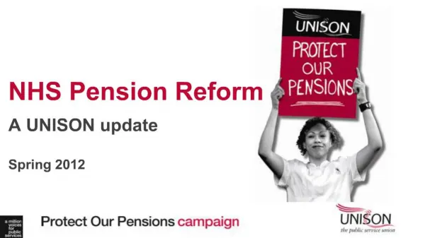 NHS Pension Reform