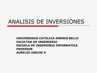 ANALISIS DE INVERSIONES - slide 1
