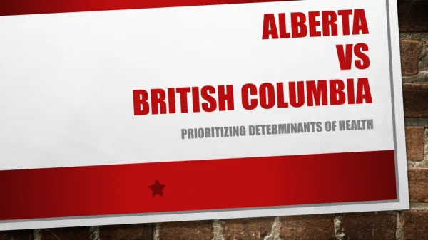 Alberta vs British Columbia