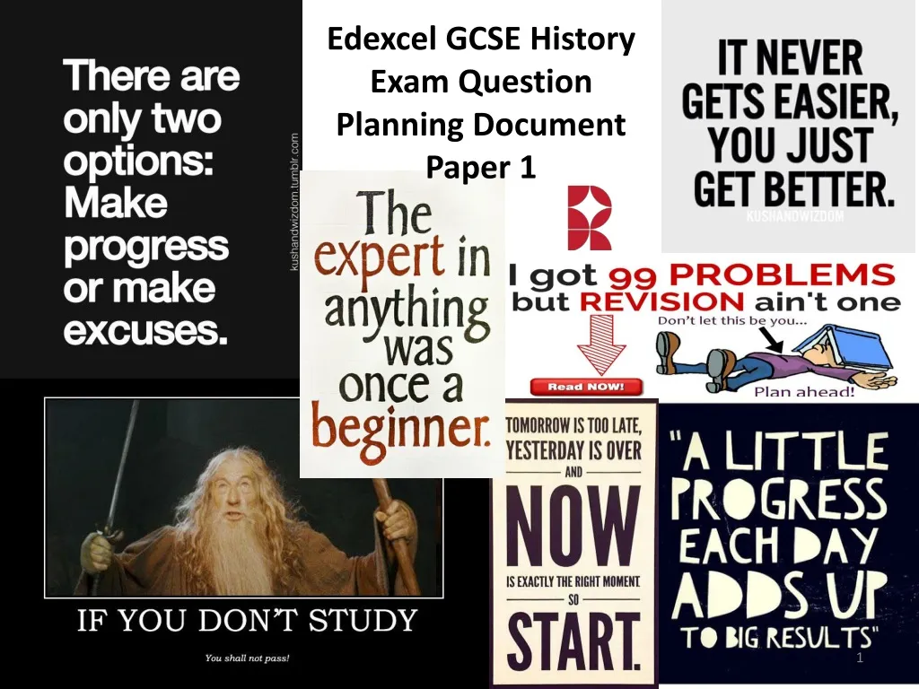 edexcel gcse history exam question planning