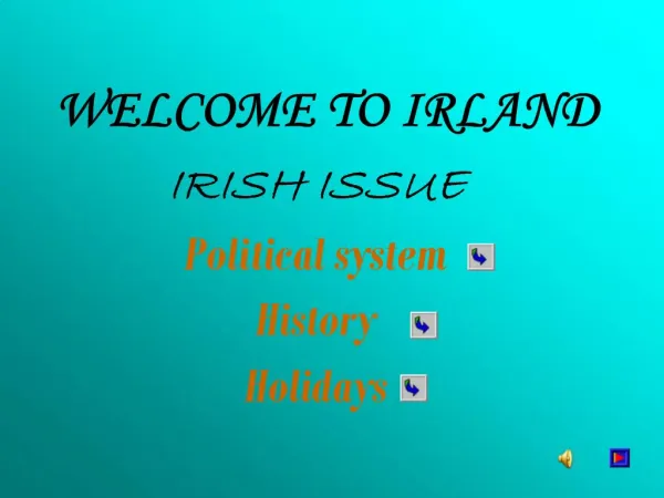 WELCOME TO IRLAND