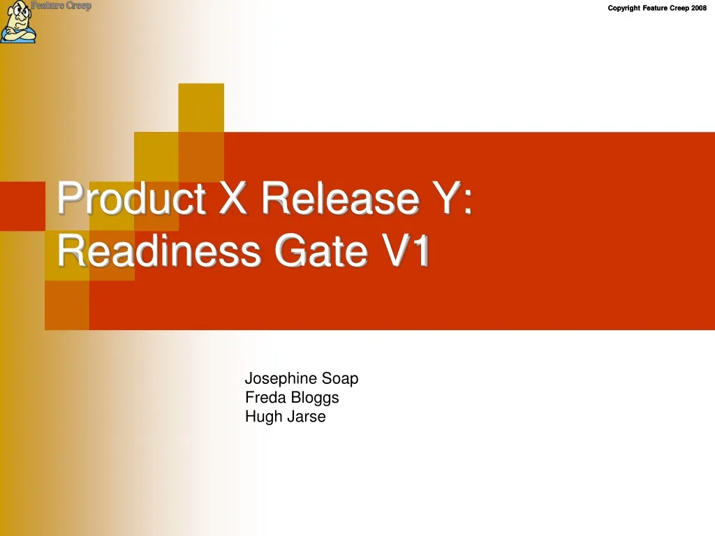 product x release y readiness gate v1