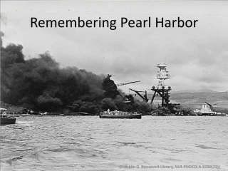 Remembering Pearl Harbor