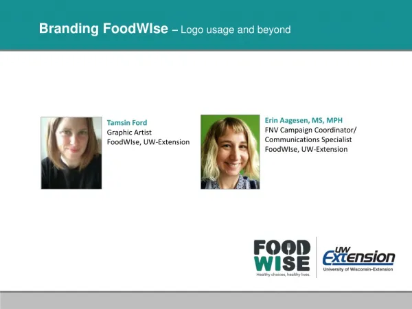 Branding FoodWIse – Logo usage and beyond