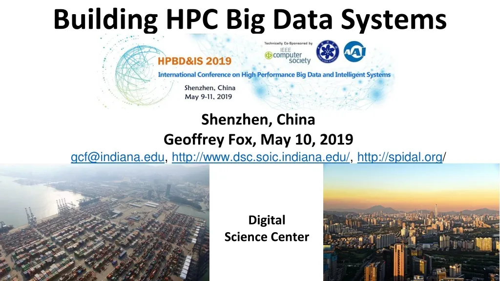 building hpc big data systems