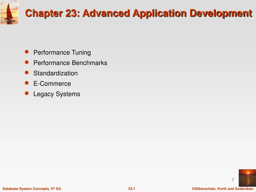 chapter 23 advanced application development