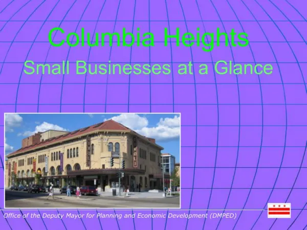 Columbia Heights Small Businesses at a Glance