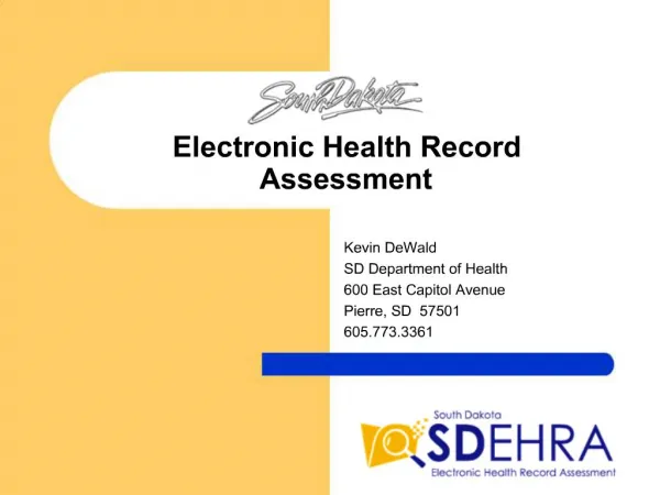 Electronic Health Record Assessment