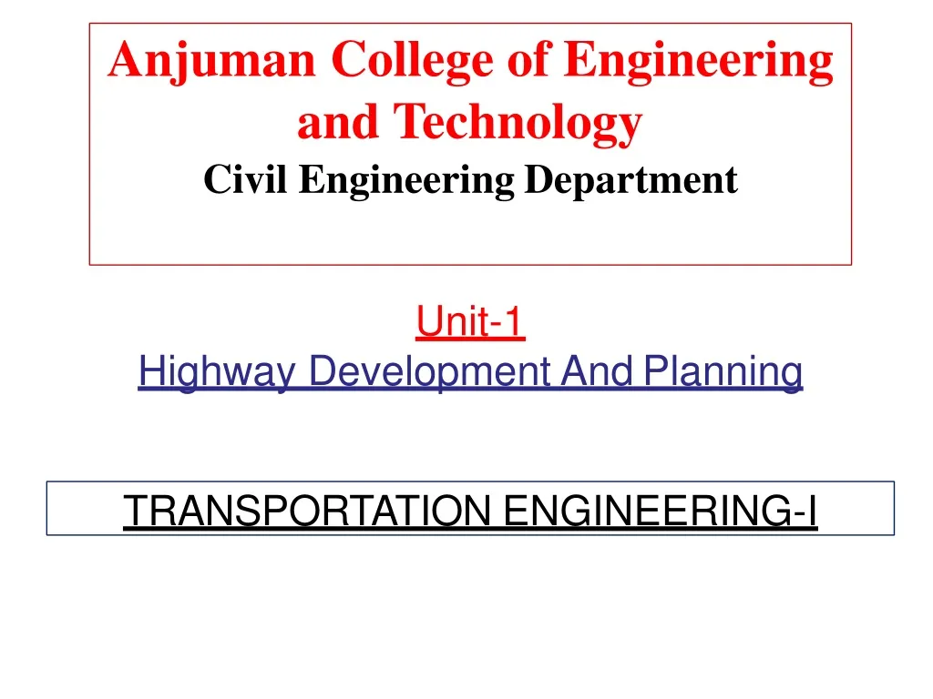 anjuman college of engineering and technology