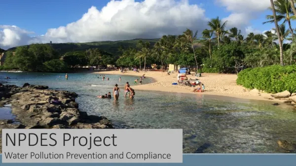 NPDES Project Water Pollution Prevention and Compliance
