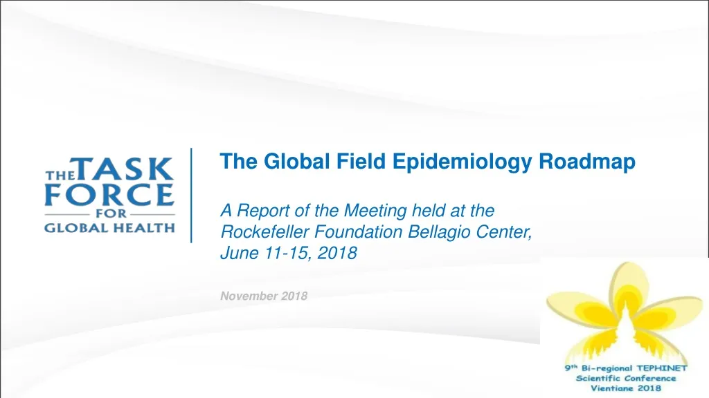 the global field epidemiology roadmap a report