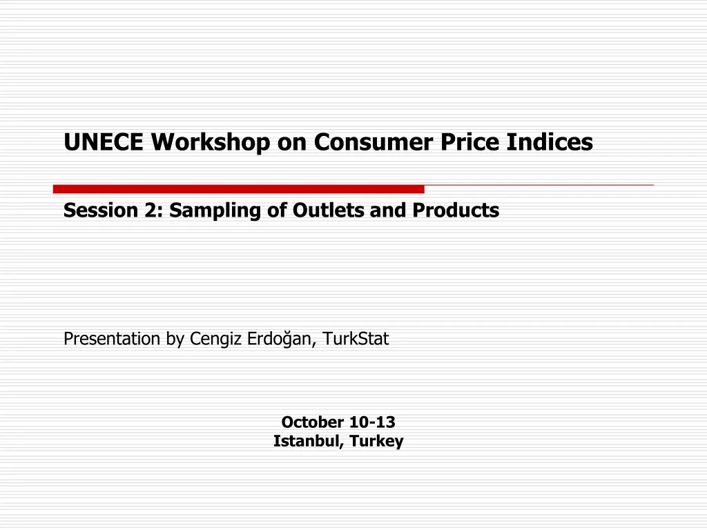 unece workshop on consumer price indices session