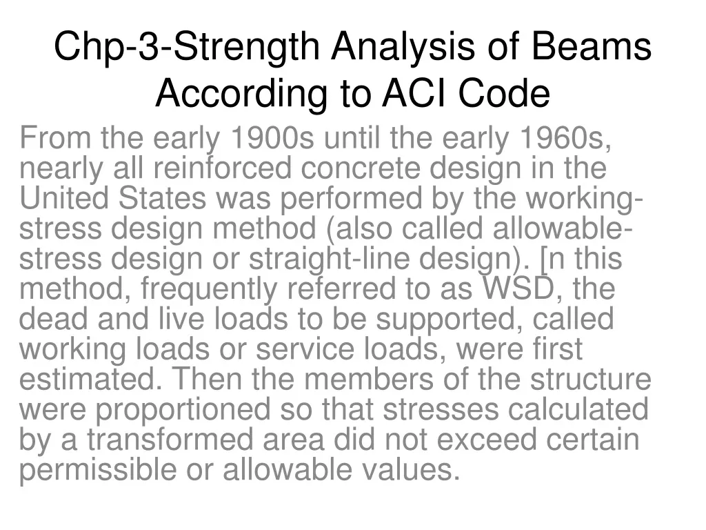 chp 3 strength analysis of beams according