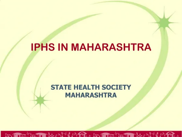 IPHS IN MAHARASHTRA