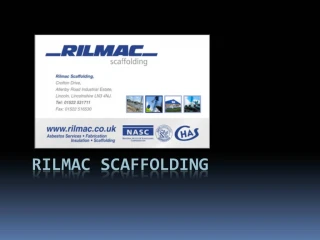RILMAC SCAFFOLDING - slide 1