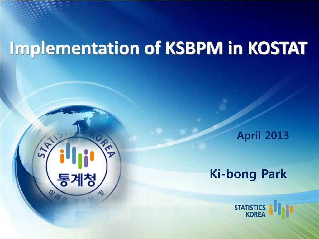 implementation of ksbpm in kostat