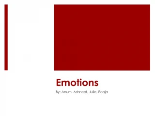 Emotions - slide 1