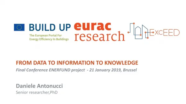 FROM DATA TO INFORMATION TO KNOWLEDGE