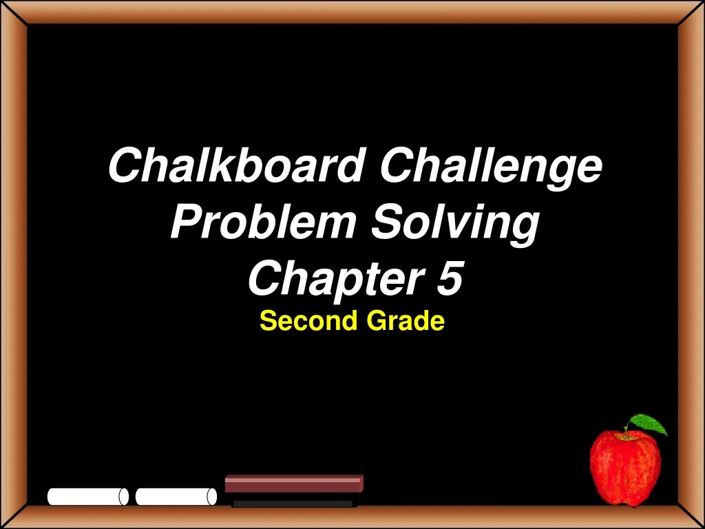 chalkboard challenge problem solving chapter 5