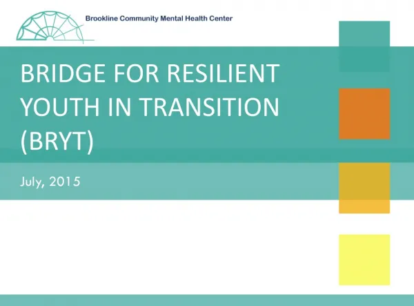 Bridge for Resilient Youth in Transition (BRYT)