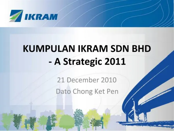 KUMPULAN IKRAM SDN BHD - A Strategic 2011