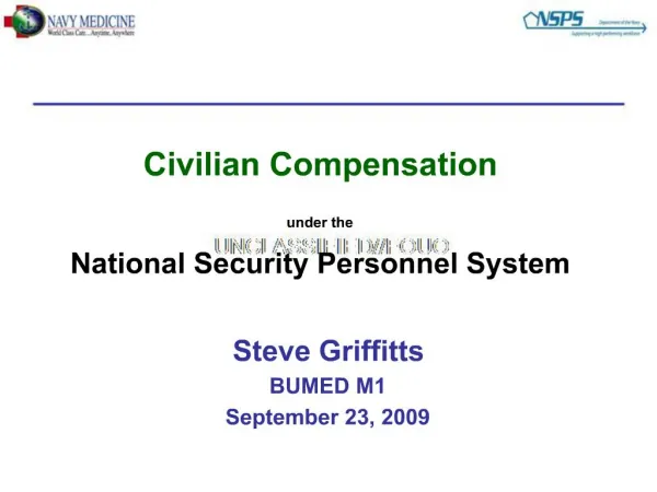 Civilian Compensation under the National Security Personnel System